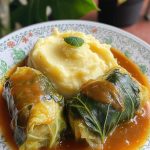 Savory Cabbage Rolls with Creamy Mashed Potatoes
