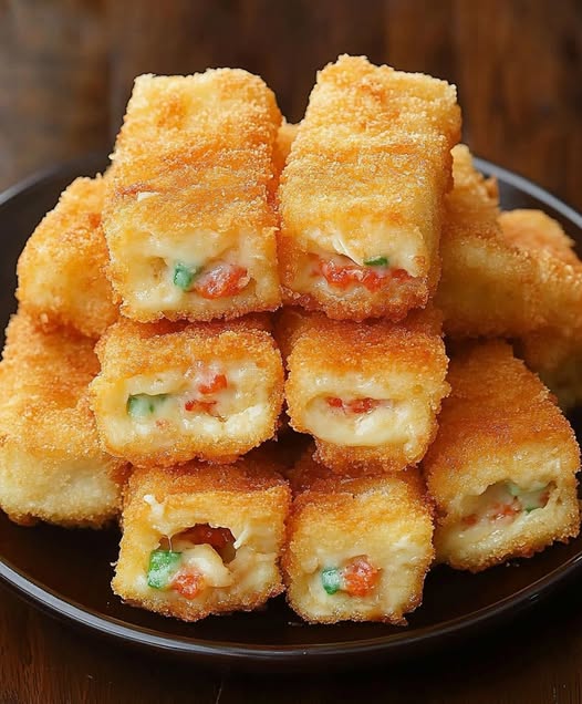 Crispy Cheesy Potato Wraps