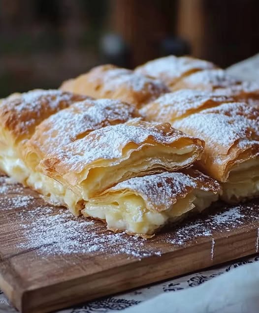 Banitsa with Cream: Traditional Bulgarian Sweet Pastry Recipe