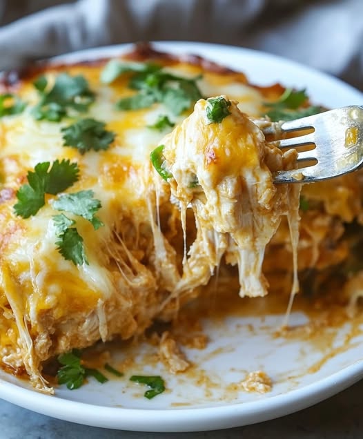 Chicken Enchilada Cornbread Pie