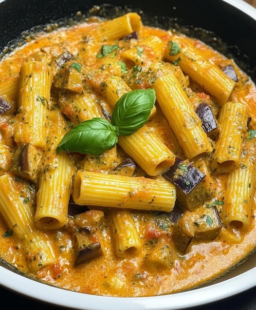 Italian eggplant pasta