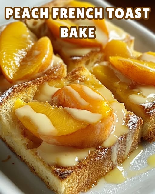 Peach French Toast Bake