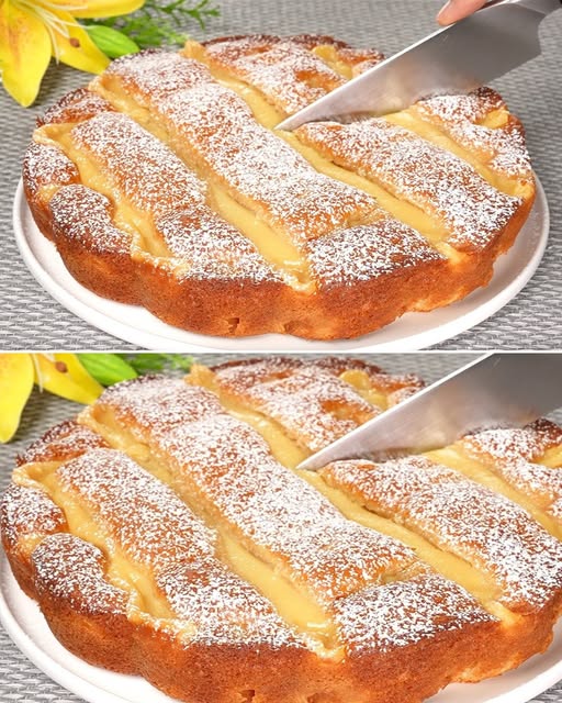 Melt-in-Your-Mouth Apple Pie with Cream