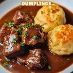 Hearty Steak and Dumplings