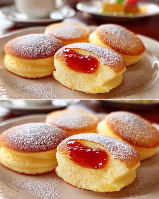 Fluffy Japanese Strawberry Soufflé Pancakes Recipe