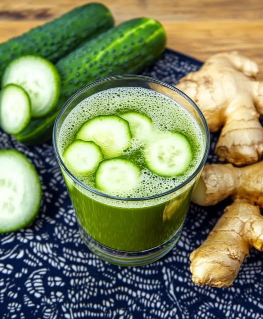 Detox Cucumber Ginger Bedtime Drink