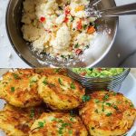 Crispy Potato & Egg Patties with Zesty Guacamole