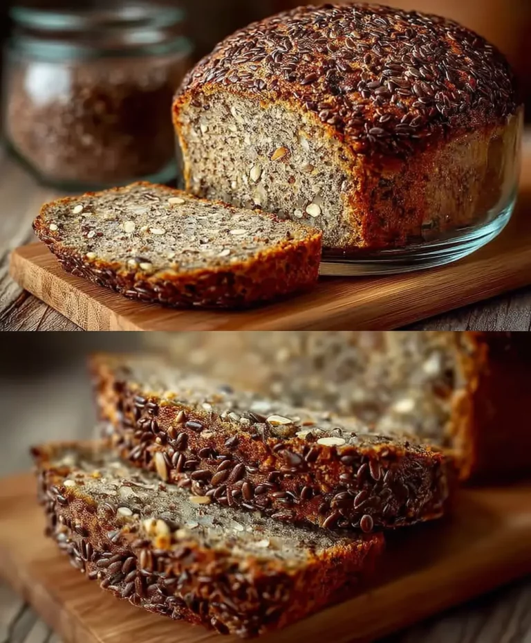 Flourless Flaxseed Bread