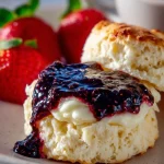 Delicious 5 ingredient vegan biscuits on a plate, ready to be served.