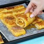 Oven-Baked Apple Pancake Roll