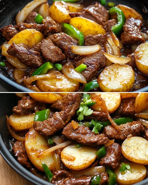 Beef and Potato Stir Fry