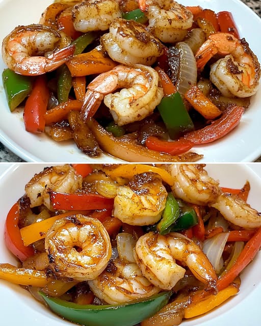 Shrimp and Pepper Stir Fry