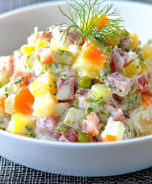Delicious Olivier Salad Recipe