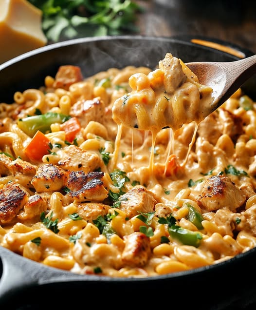 Creamy Chicken Fajita Pasta