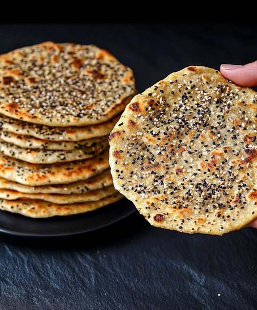 Healthy Oat Flatbread - The No-Flour, No-Sugar