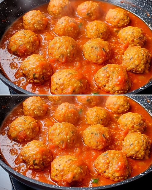 Delicious Vegan Lentil Balls in Tomato Sauce – Protein Rich Recipe