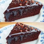 Rich Chocolate Yogurt Cake with Glossy Chocolate Ganache