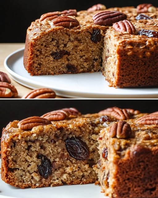 Grandma's Secret Healthy Oat and Date Cake