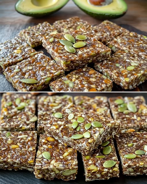 No-Bread Avocado Flaxseed Snacks