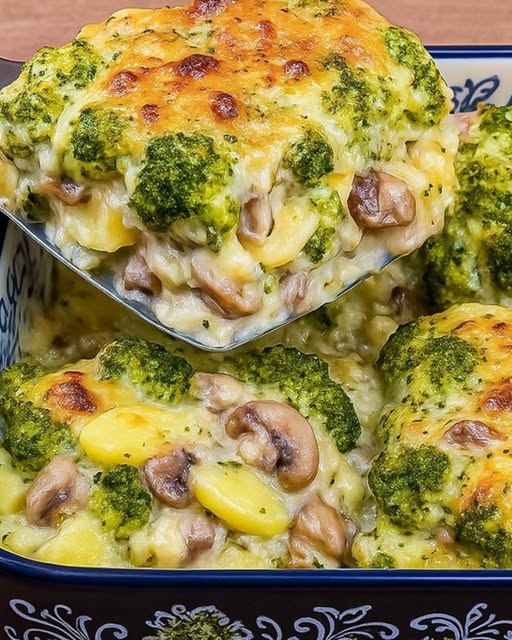 Creamy Broccoli Potato Bake