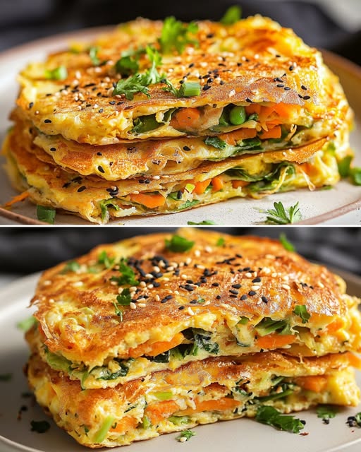 Easy Cabbage Omelette