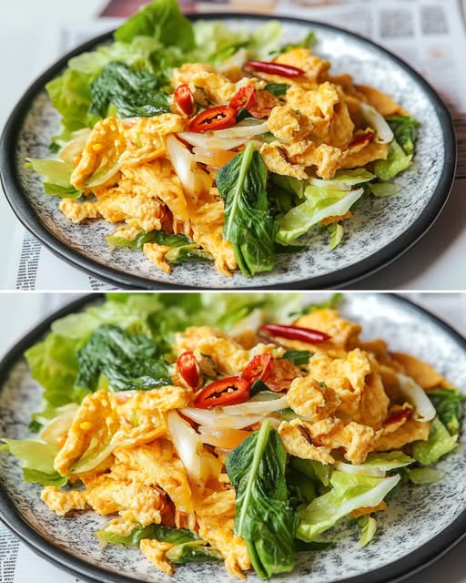Cabbage & Egg Stir Fry Delight