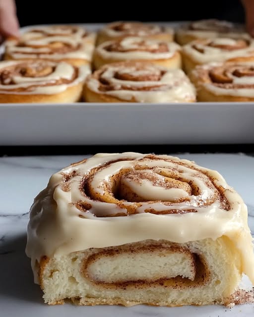 Homemade Cinnamon Rolls with Cream Cheese Frosting