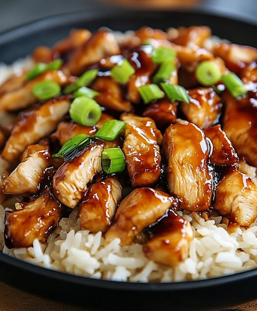 Sweet & Savory Honey BBQ Chicken Rice