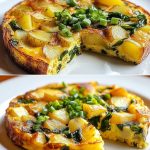 Egg-citing Spinach and Potato Frittata