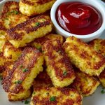 Healthy Baked Cauliflower Tots