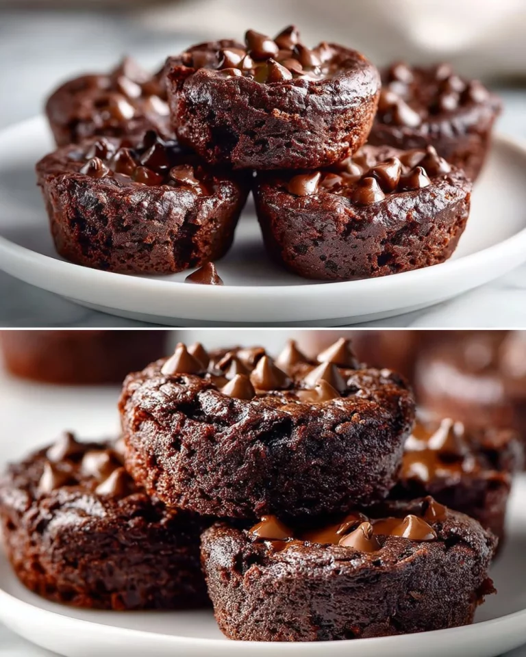 Delicious Chocolate Peanut Butter Banana Muffins freshly baked and ready to enjoy