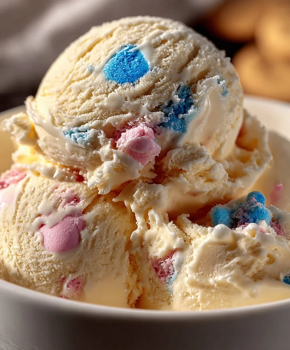 Bowl of guilt-free Greek yogurt cookie dough with chocolate chips