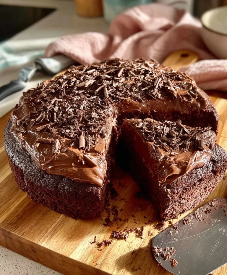 Healthy Chocolate Lovers Cake with rich cocoa and wholesome ingredients