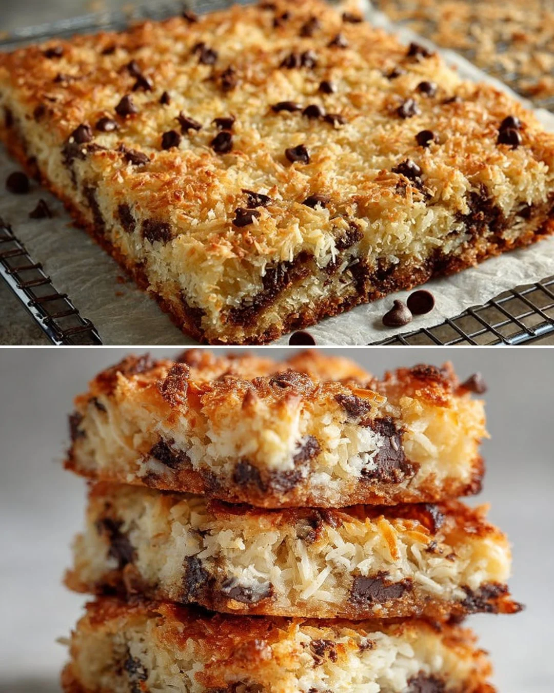 Delicious Keto Coconut Bars stacked on a plate, perfect for low-carb diets.