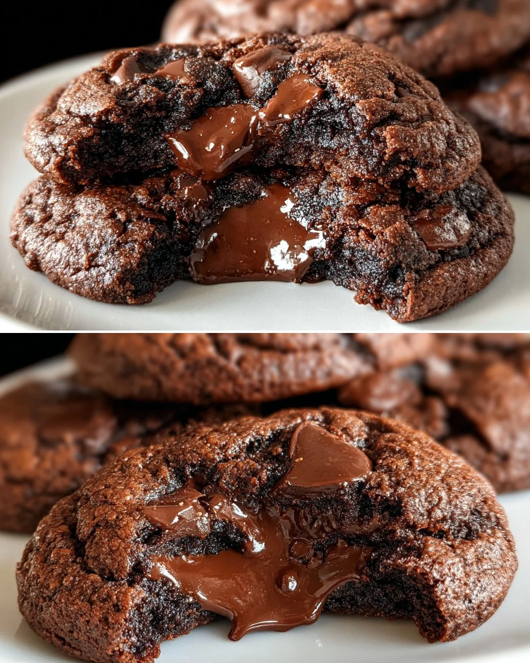 Keto Flourless Fudge Cookies on a plate, a perfect low-carb dessert option.