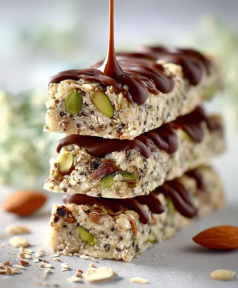Keto Granola Bars with hemp seeds for a nutritious low-carb snack