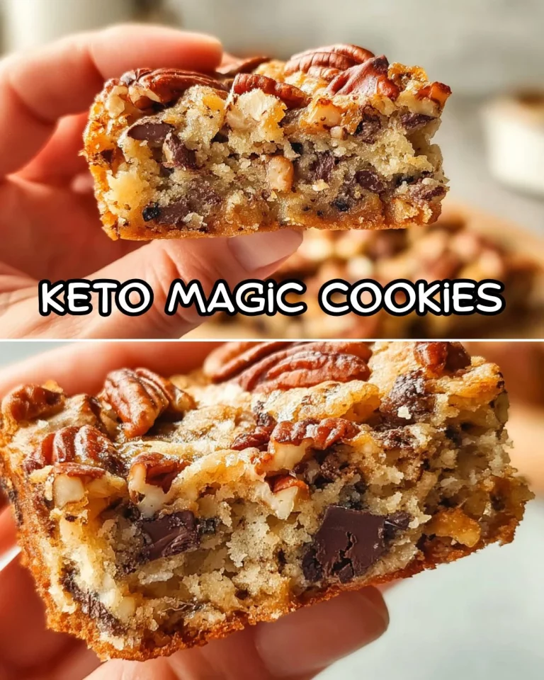 Delicious Keto Magic Cookies, low-carb treats perfect for keto diets