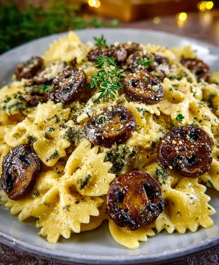 Creamy roasted butternut squash alfredo served over pasta in a bowl.