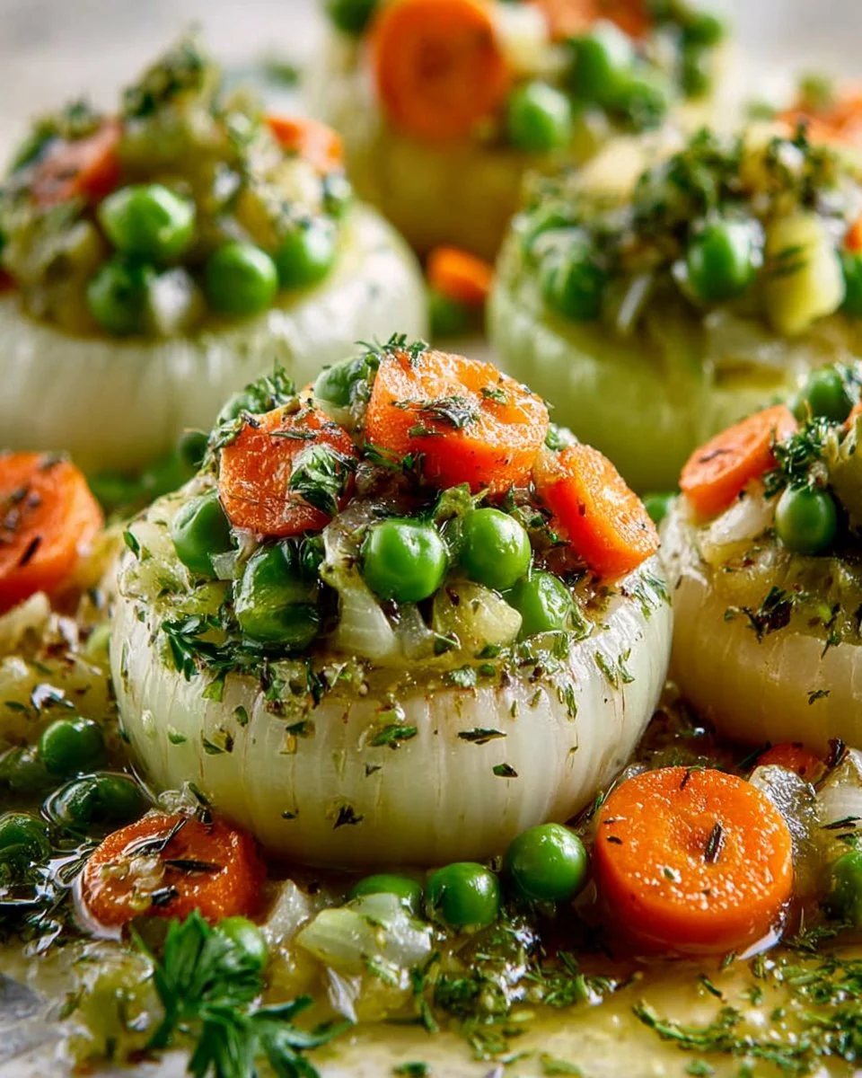 Deliciously stuffed artichokes with a savory filling on a plate