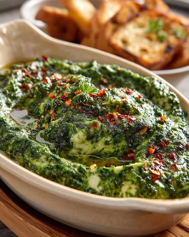 Delicious vegan spinach dip served with fresh vegetables and crackers