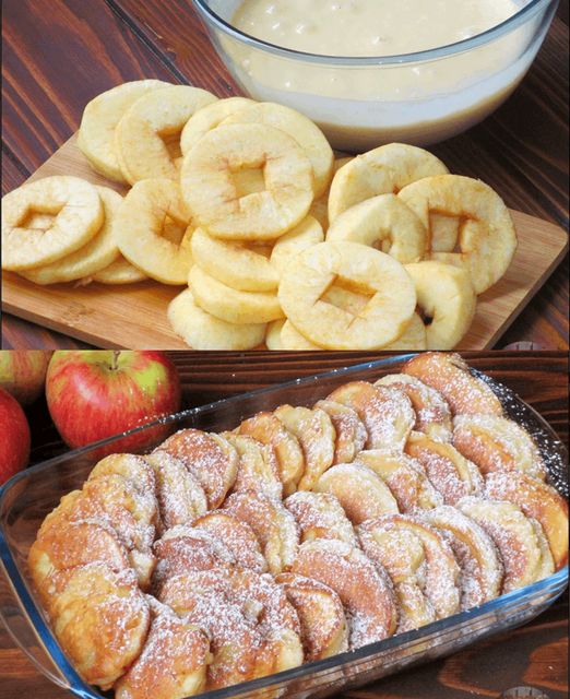 Crispy Apple Ring Fritters
