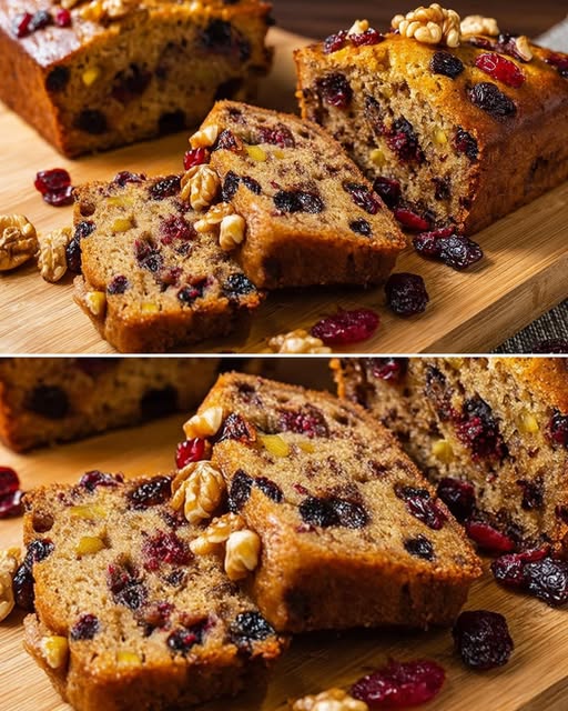 Healthy Oatmeal Fruit Cake Recip