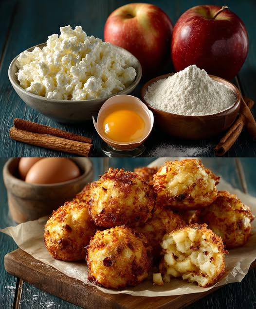 Healthy Apple Protein Bites