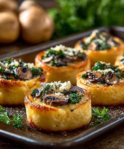 Restaurant-Style Stuffed Potato Rolls