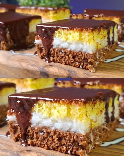 Chocolate Coconut Layer Cake