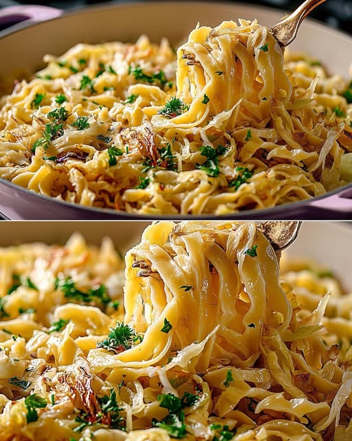 Simple Cabbage and Pasta