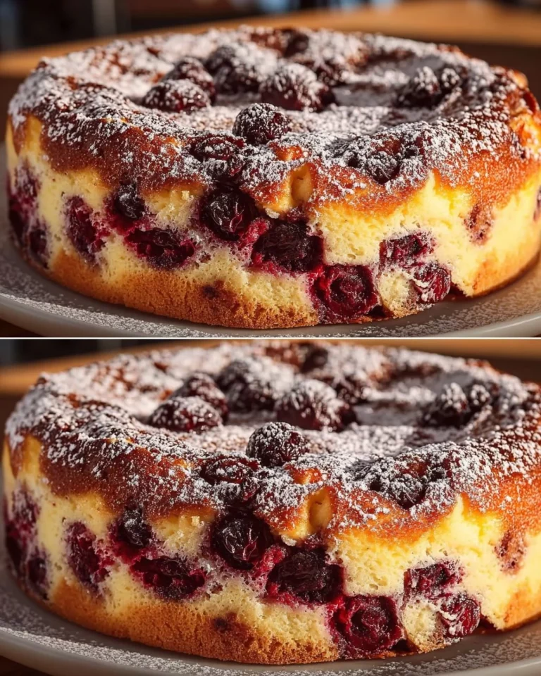Freshly baked berry pie with a golden crust and mixed berries on top