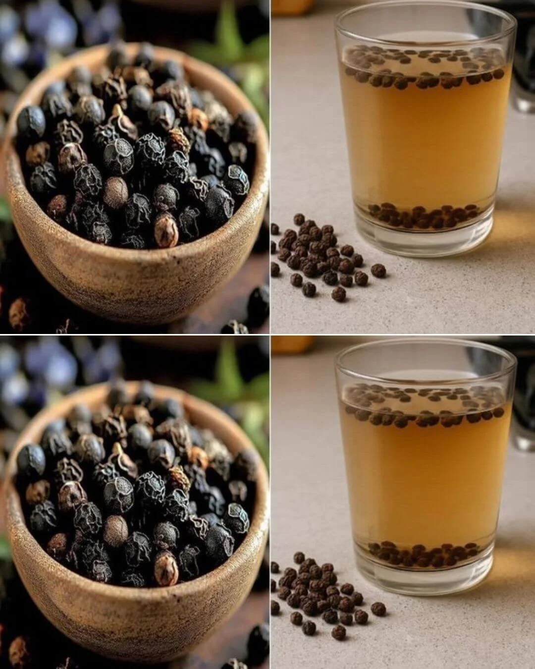 A cup of black pepper tea with lemon and spices for weight loss benefits.