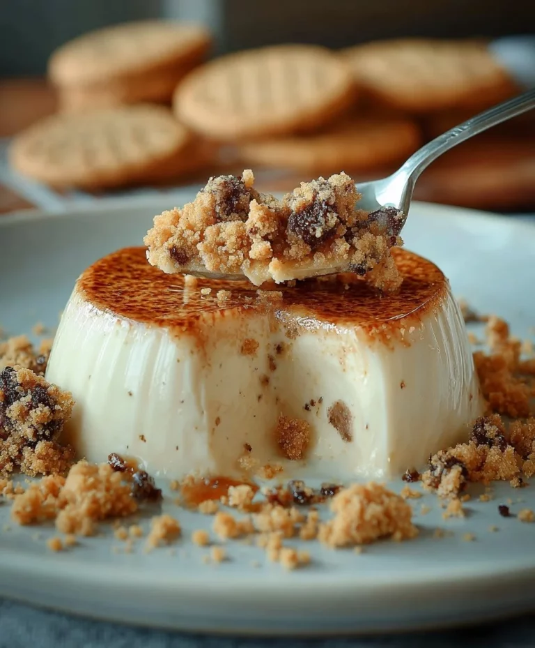 Delicious Cookie Dough Panna Cotta served in a glass with chocolate chips