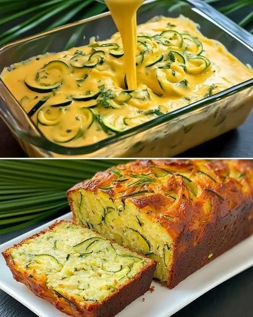Creamy zucchini savory pie, a delicious and easy-to-make dish